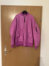 Lederimitat Jacke / Bomberjacke in Knallerfarbe von Review, Gr. S
