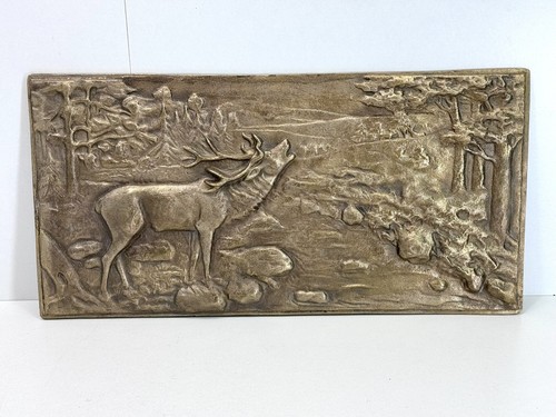 Vintage messing relief - messing,