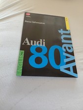 Audi 80 Avant Pressemappe 7/93 Englisch – Original Presseinformation mit Fotos &