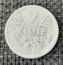 Polen 2 Zlote 1958 Originalbilder