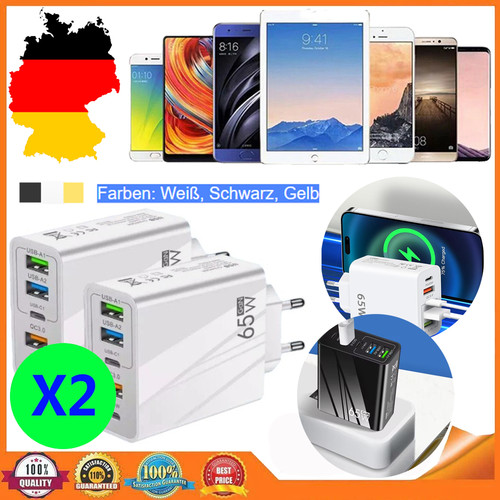 65w fach schnell - schnell, ladegerät