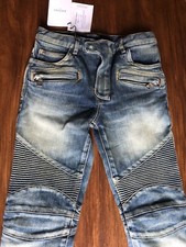 BALMAIN Jungen Biker Jeans