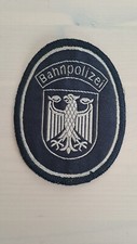 Aufnäher Bahnpolizei, Alt Uniform