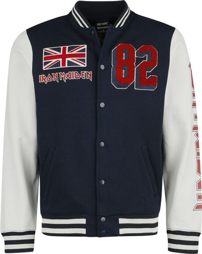 Iron maiden collegejacke - iron,