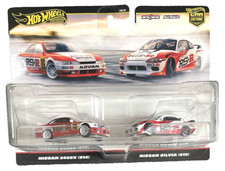 Hot Wheels Nissan Silvia 240SX S14 S15 2 Pack 1:64 Modellauto Set ADVAN JDM OVP