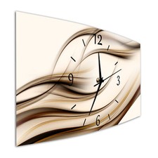 BM Wanduhr Funkwanduhr Funk Wanduhr 50 cm x 25 cm geräuschlos lautlos 9575-1SZa