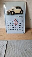  Blech schild  Kalender VW Käfer 1952 Kalender
