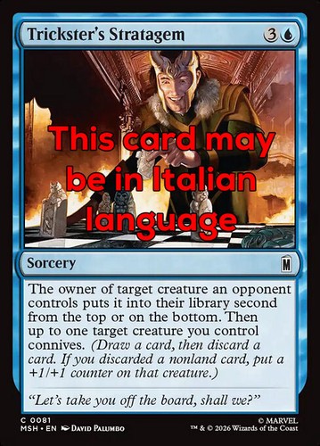 Mtg trickster stratagem - trickster’s,