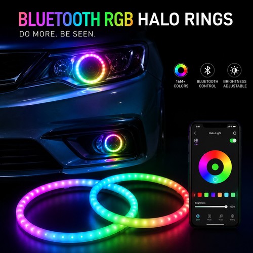 2pcs litesync dynamic rgb halo - dynamic,