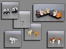 LEGO® Tiere Fuchs Taube Panda Hunde Welpen Katzen