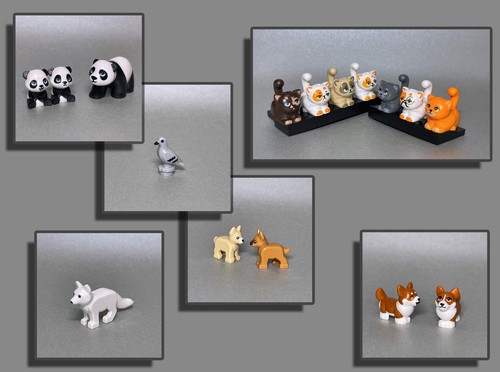 Lego tiere fuchs taube - tiere,