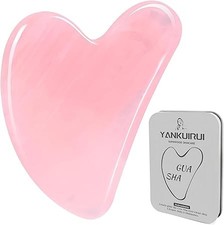 Rosenquarz Gua Sha Stein -