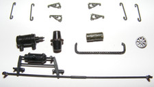 HO Modelleisenbahn Zurüstteile Teile Waggon Griffstangen Dachhalter Unterbau