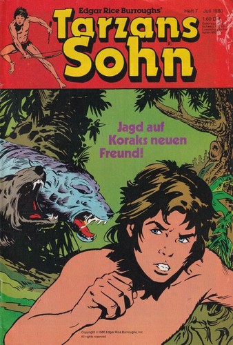 Tarzans sohn ehapa - sohn, 7