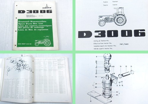 Original deutz 3006 - d, traktor