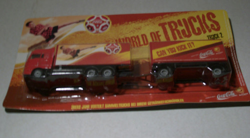 Werbe truck coca - coca, of
