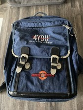 4you the original vintage Schulranzen Schulrucksack Rucksack Schule marine blau 