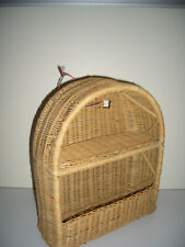 Wandregal klein Korb/Peddig natur H 34 x 29/30 cm B x 11 T cm Flechtarbeit neu