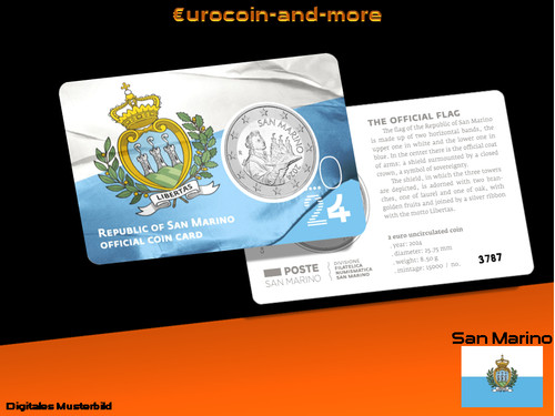 Euro san marino 2024 flagge - euro,