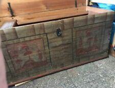 Holztruhe, Hochzeitstruhe ca