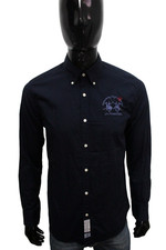 La Martina Hemd Herren M Blau