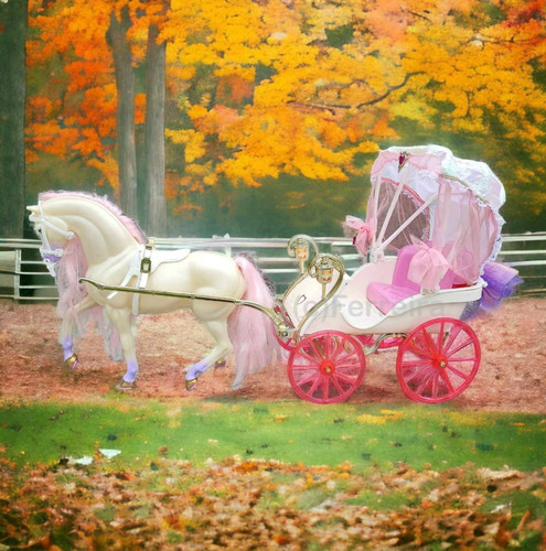Barbie 10142 crystal carriage - barbie,