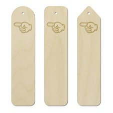 3 x 'Pointing Finger' Birch