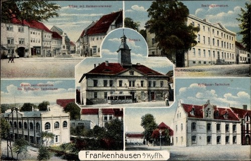 Bad frankenhausen am - ak,