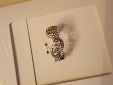 Silber Ring Gr. 20 Zirkon