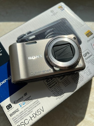 Sony cyber shot dsc hx5v - cyber-shot, gold