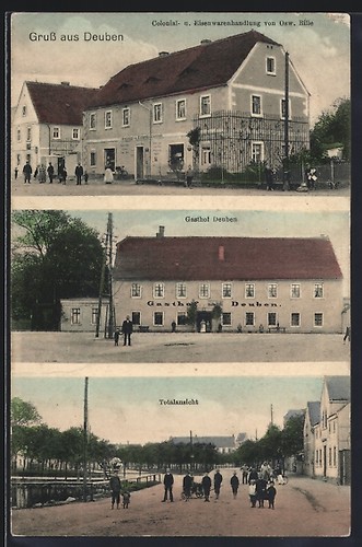 Deuben bennewitz gasthof - ak, /