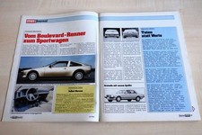 MOT 20/1980 Talbot Matra Murena 2.2 mit 115PS in einer ersten Vorstellung auf ei