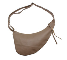 ITALY ECHT LEDER CROSSOVER BAUCHTASCHE SCHULTERTASCHE UMHÄNGETASCHE HÜFTTASCHE 