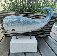 Wal Figur Holz Whale Fisch zum
