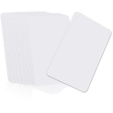 55 Stück PVC Blankokarten