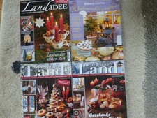 4 Stück Zeitschriften weihnachtlich -Landidee, mein schönes Land, Wohnen und---