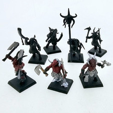 Citadel GW Warhammer Fantasy TIERMENSCHEN Miniaturen 7x GOR BEASTMEN BRAYHERDS