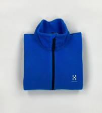 Herren hellblau Haglöfs 1/2 Reißverschluss Fleece Medium M Astro II Oberteil Logo Pullover B/C