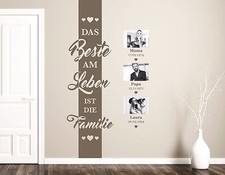 Wandtattoo Familienfotos