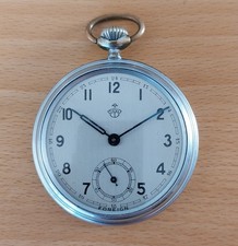 Taschenuhr der Gebr. Thiel aus Ruhla, Bauhaus, 30er Jahre