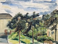 Charlotte Zurek 1910-1971 Blick aus dem Fenster Preussenallee Berlin 1941
