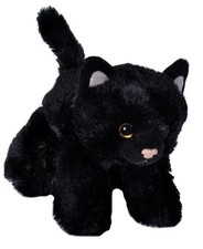 Wild Republic Kuscheltier Katze schwarz 15 cm  Plüschkatze Stofftier Kätzchen