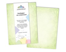 Briefpapier grün briefbogen - briefpapier,