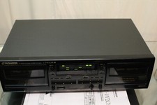 PIONEER CT-W205R STEREO DOPPEL KASSETTEN DUAL CASSETTE RECORD DECK 3 GEWARTET 1A