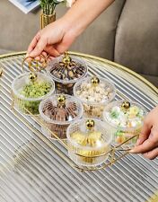 Wohnzimmer Obst Tablett Couchtisch Obstkorb Trockenfrüchte Box, Gold