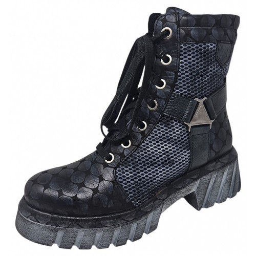 Maciejka schnürstiefel blau - maciejka,