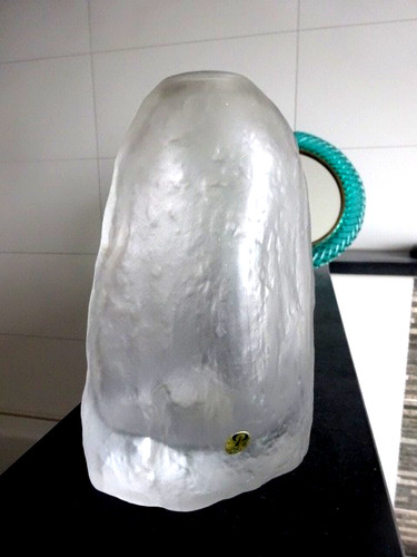 Eisglas vase - eisglas,