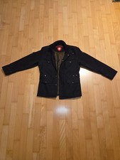 Wellenstyn Jacke für Herren, schwarz, Army-Style, Modell Brapiton