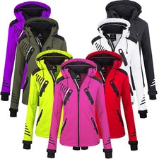 Rock Creek Damen Softshell Jacke Outdoorjacke Windbreaker Übergangs Jacke D-390