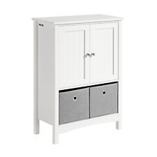 B-Waren Badschrank Badkommode Sideboard fürs Badezimmerschrank BZR64-W-bwaren